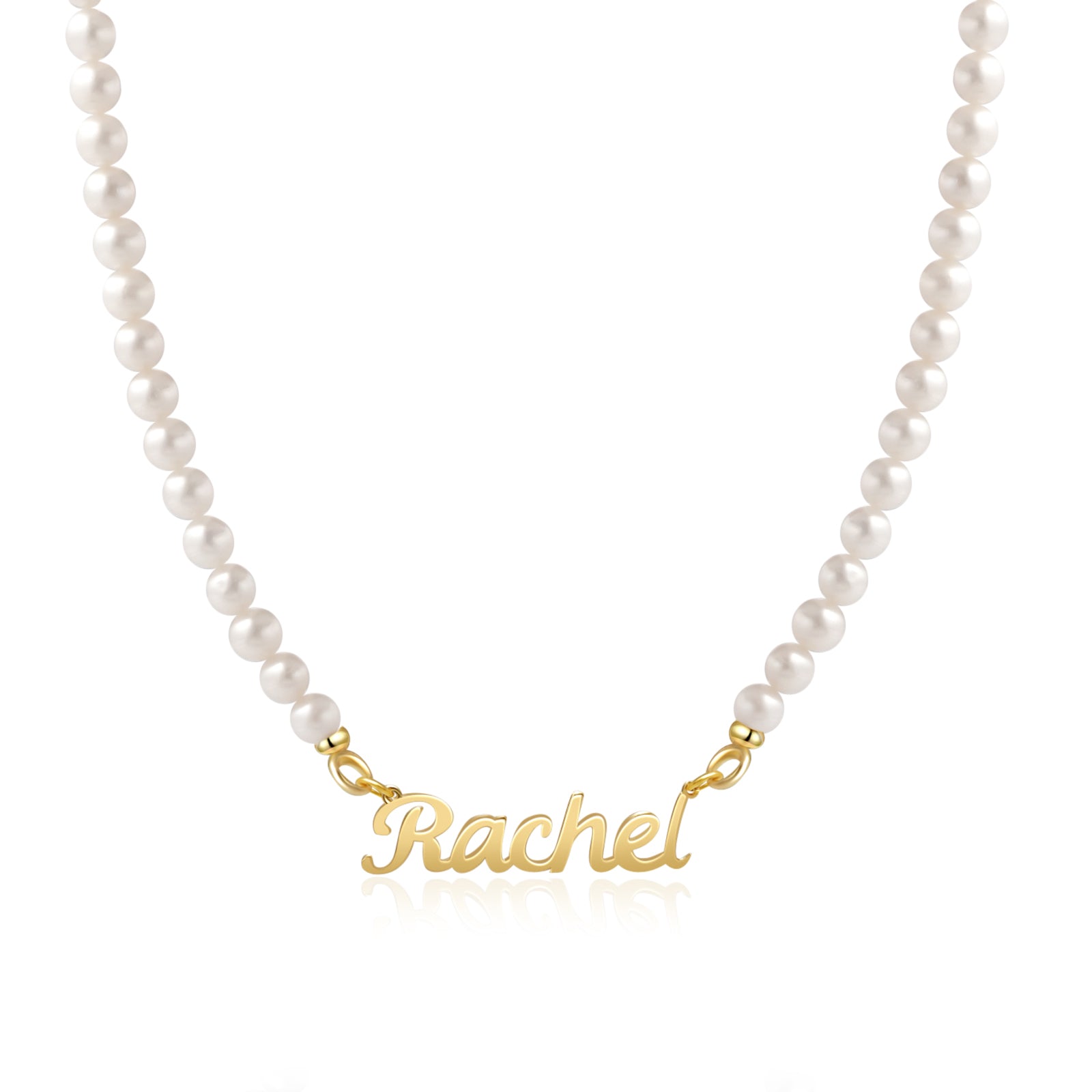 Personalized Freshwater Pearl Name Necklace